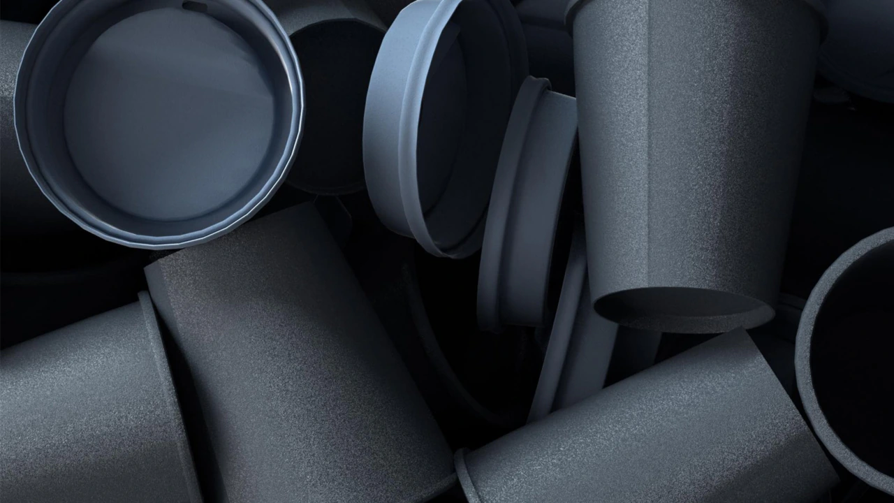 Photoreal coffee cups