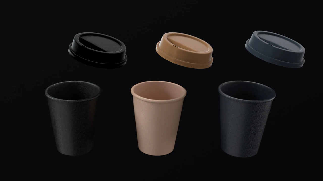 Moody CG plastic coffee cups
